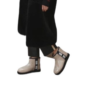 UGG Womens Classic Clear Mini Waterproof Ankle Boots